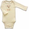 Body Infantil Bebê Unissex Manga Longa Bordado Baby Bear - Off White