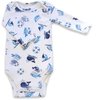 Body Infantil Bebê Menino Manga Longa Estampado - Urso Marinheiro