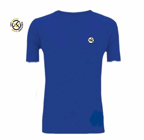 CAMISA MASCULINA DRY COOL UV+50 SUN LIGHT TREKKING MANGA CURTA AZUL