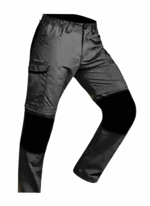 CALÇA BERMUDA FEMININA COM CORDURA TRAIL PRETA