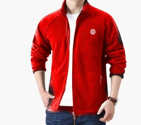 AGASALHO FLEECE MASCULINO TÉRMICO LIGHT TREKKING VERMELHO