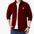 AGASALHO FLEECE MASCULINO TÉRMICO LIGHT TREKKING VERMELHO ESCURO na internet