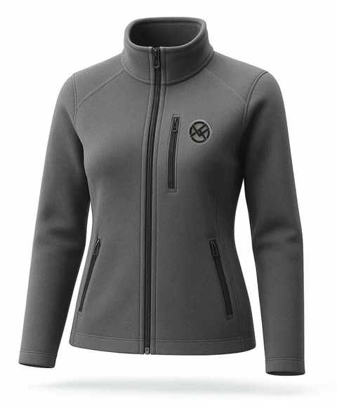 AGASALHO FLEECE FEMININO TÉRMICO LIGHT TREKKING CINZA - comprar online
