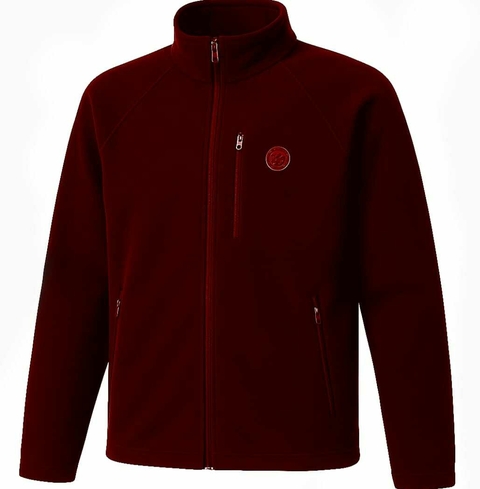 AGASALHO FLEECE MASCULINO TÉRMICO LIGHT TREKKING VERMELHO ESCURO - comprar online