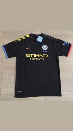 Camisa Manchester City Away 19/20 s/n° - Torcedor Puma - Preto e Laranja