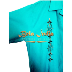 Bata/camisa Indiana bordada - comprar online