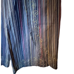 calça indiana unissex com cós bordado - Bela Índia Artigos Indianos