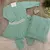 Saída Maternidade Menina Encanto - Verde Água - Manta Vestido e Calça