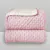 Cobertor Microfibra Plush Duplaface Sherpa - Bolinhas - Rosa Bebê