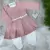 Saída Maternidade Vestido Iasmim - Rosê - Manta Vestido e Calça - comprar online