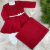 Saída Maternidade Vestido Iasmim - Vermelha - Manta Vestido e Calça