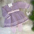 Saída Maternidade Completa Menina Vestido Louise - Lilás - 4 Peças - loja online