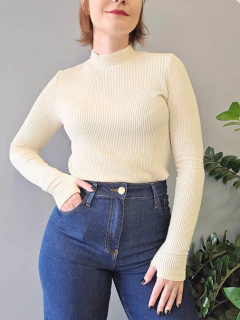 Blusa Manga Longa Malha Tati - loja online