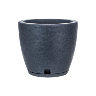 MACETA PVC SIMIL PIEDRA AMSTERDAM 27 CM × 28 CM