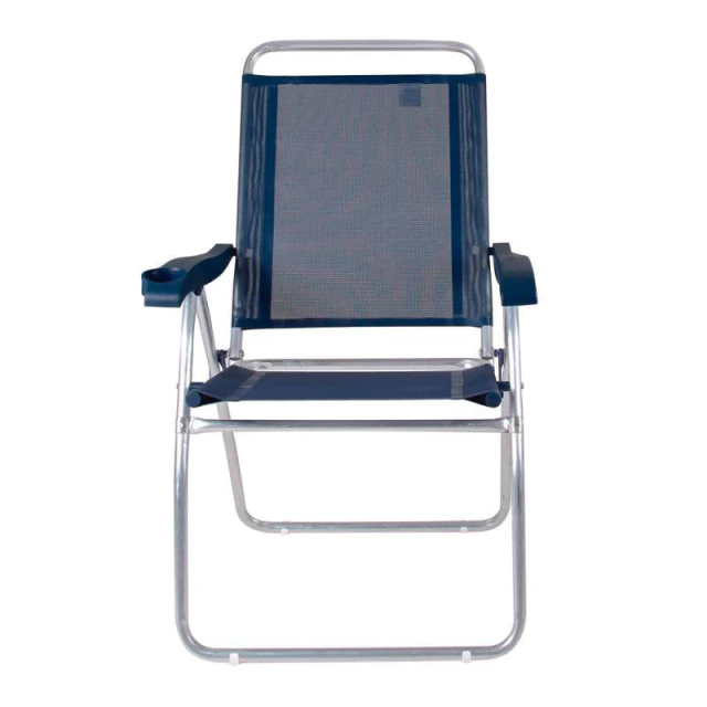 Imagen de Silla reclinable de aluminio Boreal 4 posiciones Mor