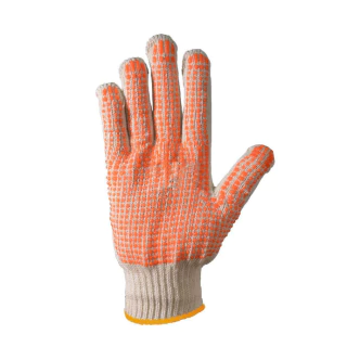 Guante sin costura de algodón moteado