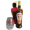 LICOR AMARULA + VASO KIT