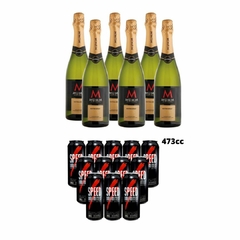 COMBO CAJA MUMM X 6 + PACK SPEED 473CC X 12