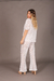 PANTALON OXFORD CROCHET BLANCO en internet