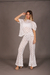 PANTALON OXFORD CROCHET BLANCO - Al Aniz 