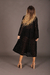 VESTIDO KIMONO CROCHET NEGRO - Al Aniz 