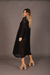 VESTIDO KIMONO CROCHET NEGRO - tienda online