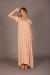 VESTIDO LARGO LISO JAMAICA BEIGE - comprar online