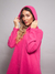VESTIDO CAPUCHA FUCSIA - ART 571 - comprar online