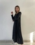 VESTIDO ESCOTE V NEGRO LISO ART 518 - Al Aniz 