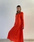 Imagen de VESTIDO ESCOTE V ROJO TOMATE ART 518