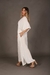 VESTIDO IMPERIO LARGO LISO BLANCO - ART 490 en internet