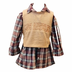 camisa xadrez - Menina&Moça