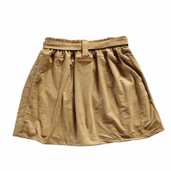 Short-saia de Pregas em Suede na internet