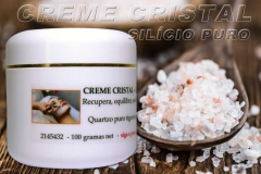 Creme Silício (Cristal) 100% Puro - Pote com 100 gramas
