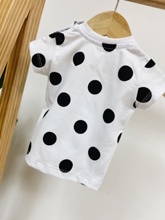 Pronta entrega - Camiseta baby manga curta bolas - loja online