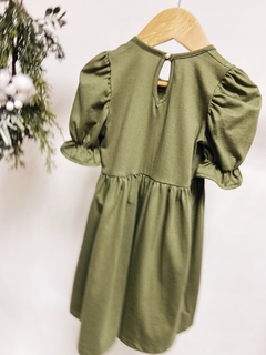 Pronta entrega - Vestido Mullet kids manga princesa verde cactus - You Boy Kids