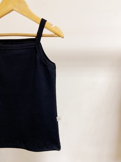 Pronta entrega - regata alça kids canelada - comprar online