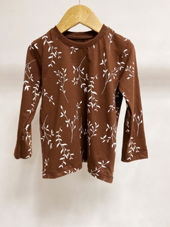 Pronta entrega - Camiseta kids Manga Longa arabesco