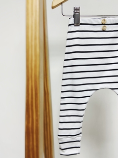 Pronta entrega - Calça Baby Harém com botões Listras na internet