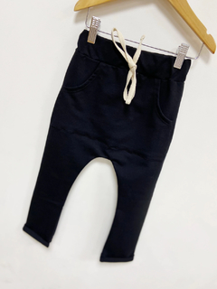 Pronta Entrega - Calça bolso canguru kids moletinho preto - comprar online