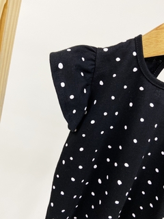 Pronta entrega - Blusa Kids manga babado bolinhas na internet