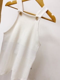 Pronta entrega - Jardineira curta kids block off - You Boy Kids