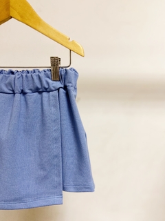 Pronta entrega - Shorts saia kids denim na internet