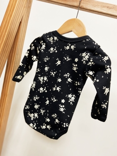 Pronta Entrega - Body manga longa estampado floral liberty - comprar online