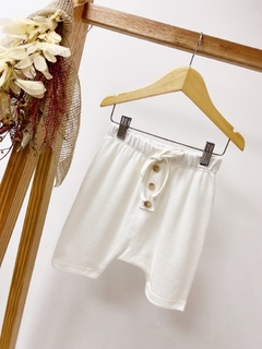 Pronta entrega - Bermuda saruel kids com botões block off na internet