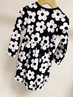 Imagem do Pronta entrega - Vestido Mullet manga longa flowers