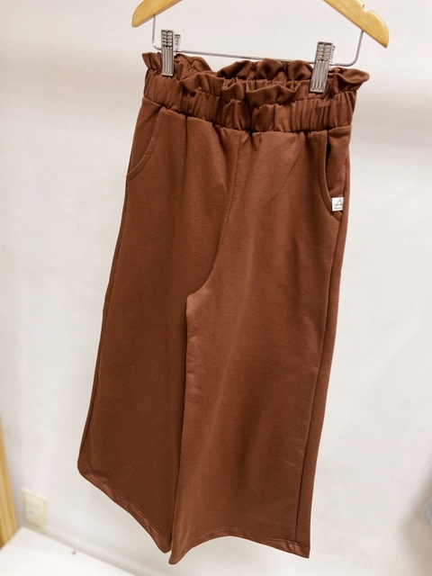 Pronta entrega - Calça kids pantalona bolso lateral moletinho - comprar online