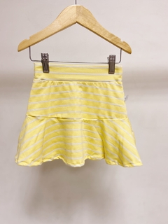 Pronta entrega - Saia babado yellow Stripes - You Boy Kids