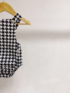 Pronta entrega - Romper baby com botões xadrez - You Boy Kids