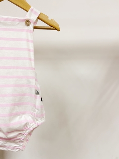 Pronta entrega - Romper baby com botões cherry - comprar online